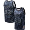 Splendido Alonzo Mourning Miami Heat Hardwood Classics 1996/97 Tie Dye Swingman Jersey Black