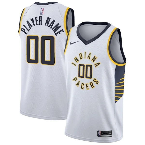 Attraente Ottimo Moderno Indiana Pacers Nike 2020/21 Swingman Custom Jersey Association Edition White