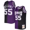 Eccezionale Raffinato Jason Williams Sacramento Kings Hardwood Classics 2000/01 Split Swingman Jersey Purple/Black