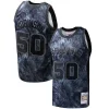 Raffinato Fascinante David Robinson San Antonio Spurs Hardwood Classics 1998/99 Tie Dye Swingman Jersey Black