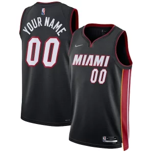 Pratico Comodo Miami Heat Nike 2021/22 Diamond Swingman Custom Jersey Icon Edition Black