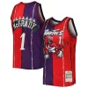 Cool Meraviglioso Tracy McGrady Toronto Raptors Hardwood Classics 1998/99 Split Swingman Jersey Purple/Red