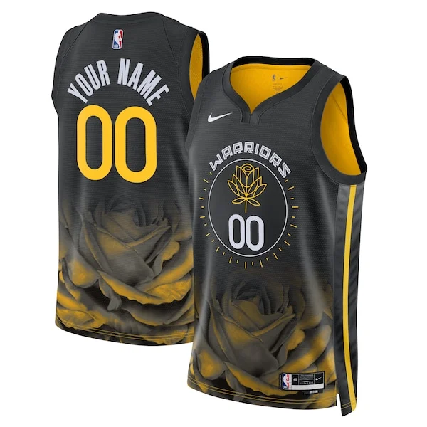 Bellissimo Golden State Warriors Nike Unisex 2022/23 Swingman Custom Jersey City Edition Black