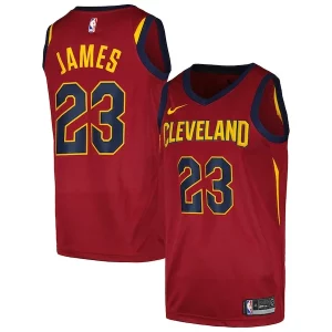 Attraente Stupendo Splendido LeBron James Cleveland Cavaliers Nike Swingman Player Jersey Icon Edition Wine