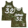 Meraviglioso Carino Trendy Shaquille O'Neal Orlando Magic Hardwood Classics 1994/95 Ghost Green Swingman Jersey Camo