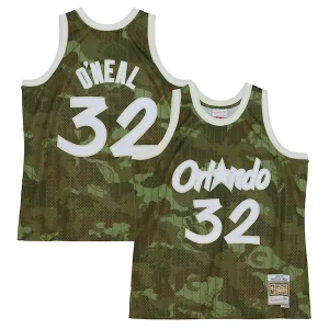 Meraviglioso Carino Trendy Shaquille O'Neal Orlando Magic Hardwood Classics 1994/95 Ghost Green Swingman Jersey Camo