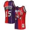 Fascinante Duraturo Vince Carter Toronto Raptors Hardwood Classics 1998/99 Split Swingman Jersey Purple/Red