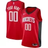 Classico Houston Rockets Nike Custom Swingman Jersey Icon Edition Red