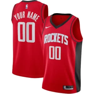 Classico Houston Rockets Nike Custom Swingman Jersey Icon Edition Red