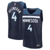 Classico Moderno Robusto Rob Dillingham Minnesota Timberwolves Youth 2024 NBA Draft Fast Break Player Jersey Icon Edition Navy