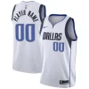 Stupendo Eccezionale Dallas Mavericks Nike Custom Swingman Jersey White Association Edition
