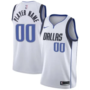 Stupendo Eccezionale Dallas Mavericks Nike Custom Swingman Jersey White Association Edition