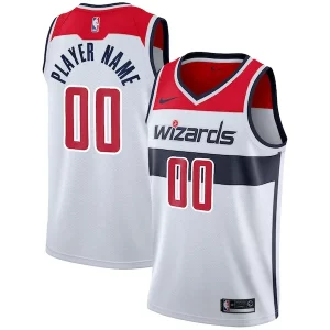 Attraente Resistente Washington Wizards Nike 2020/21 Swingman Custom Jersey Association Edition White