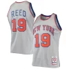 Moderno Willis Reed New York Knicks 75th Anniversary 1969/70 Hardwood Classics Swingman Jersey Silver