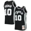 Cool Duraturo Dennis Rodman San Antonio Spurs 2001/02 Hardwood Classics Swingman Jersey Black