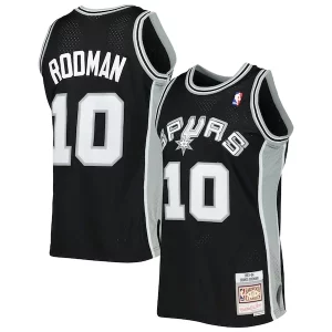 Cool Duraturo Dennis Rodman San Antonio Spurs 2001/02 Hardwood Classics Swingman Jersey Black