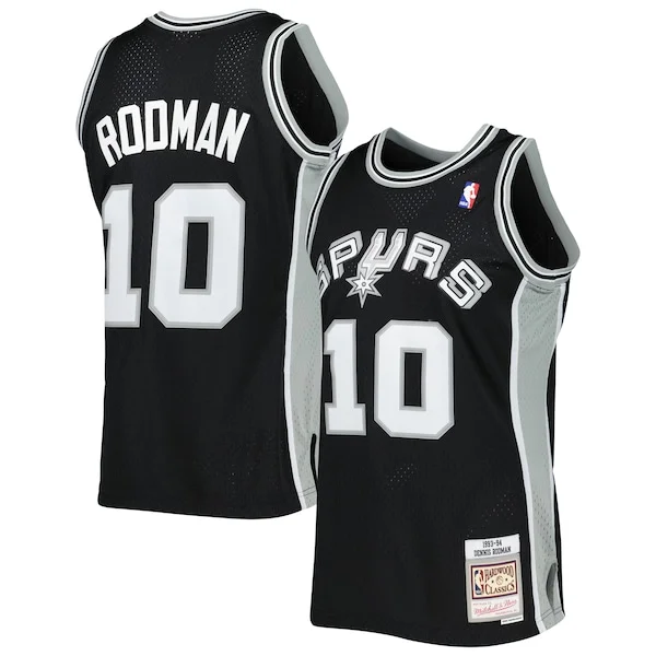 Cool Duraturo Dennis Rodman San Antonio Spurs 2001/02 Hardwood Classics Swingman Jersey Black