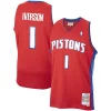 Comodo Delizioso Moderno Allen Iverson Detroit Pistons 2008/09 Hardwood Classics Swingman Jersey Red