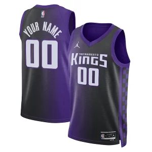 Magnifico Lussuoso Sacramento Kings Jordan Brand Unisex Swingman Custom Jersey Statement Edition Purple