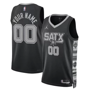 Duraturo San Antonio Spurs Jordan Brand Unisex 2022/23 Swingman Custom Jersey Statement Edition Black