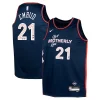 Magnifico Joel Embiid Philadelphia 76ers Nike Youth Swingman Replica Jersey City Edition Navy