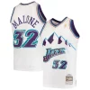 Lussuoso Duraturo Versatile Karl Malone Utah Jazz 1996/97 Hardwood Classics Swingman Jersey White