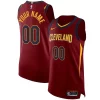 Raffinato Ottimo Cleveland Cavaliers Nike Authentic Custom Jersey Wine Icon Edition