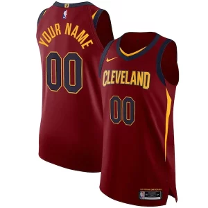 Raffinato Ottimo Cleveland Cavaliers Nike Authentic Custom Jersey Wine Icon Edition