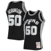 Ottimo Sofisticato David Robinson San Antonio Spurs 1998/99 Hardwood Classics NBA 75th Anniversary Diamond Swingman Jersey Black