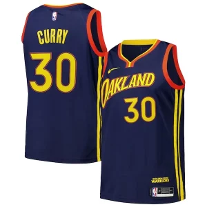Raffinato Stephen Curry Golden State Warriors Nike Swingman Player Jersey City Edition Royal