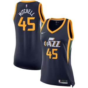 Ottimo Duraturo Donovan Mitchell Utah Jazz Nike Women's Swingman Jersey Icon Edition Navy