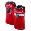 Fascinante Washington Wizards Nike 2021/22 Diamond Authentic Custom Jersey Icon Edition Red