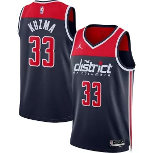 Fantastico Accattivante Kyle Kuzma Washington Wizards Jordan Brand Unisex Swingman Jersey Statement Edition Navy