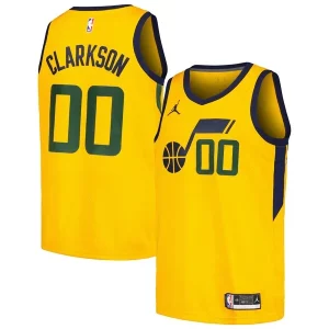 Duraturo Trendy Incantevole Jordan Clarkson Utah Jazz Jordan Brand Swingman Player Jersey Statement Edition Yellow