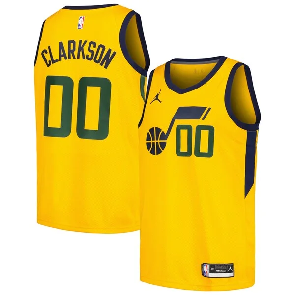 Duraturo Trendy Incantevole Jordan Clarkson Utah Jazz Jordan Brand Swingman Player Jersey Statement Edition Yellow