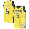 Attraente Cool Incantevole Jalen Rose Indiana Pacers 1999/00 Hardwood Classics Swingman Jersey Gold