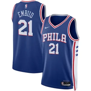 Sofisticato Splendido Joel Embiid Philadelphia 76ers Nike Unisex Swingman Jersey Icon Edition Royal/White