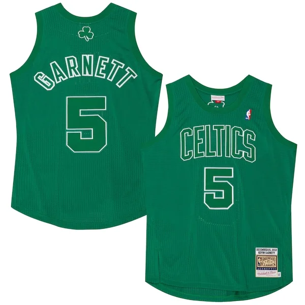 Stupendo Elegante Kevin Garnett Boston Celtics 2012 Authentic Player Jersey Kelly Green