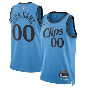 Eccezionale Moderno Stupendo LA Clippers Nike Unisex 2024/25 Custom Swingman Jersey City Edition Light Blue