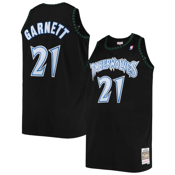 Versatile Kevin Garnett Minnesota Timberwolves 1997/98 Big & Tall Hardwood Classics Swingman Jersey Black