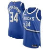 Attraente Accattivante Giannis Antetokounmpo Milwaukee Bucks Nike 2024/25 Authentic Player Jersey City Edition Royal