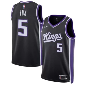 Stupendo Ottimo Pratico De'Aaron Fox Sacramento Kings Nike Unisex Swingman Jersey Association Edition Black