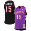 Moderno Incantevole Vince Carter Toronto Raptors 1999/2000 Hardwood Classics Authentic Jersey Purple