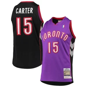 Moderno Incantevole Vince Carter Toronto Raptors 1999/2000 Hardwood Classics Authentic Jersey Purple