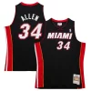 Classico Splendido Ottimo Ray Allen Miami Heat Hardwood Classics Swingman Jersey Black