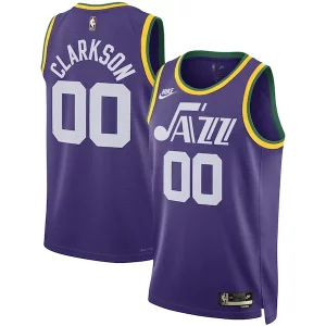 Classico Attraente Pratico Jordan Clarkson Utah Jazz Nike Unisex Swingman Replica Jersey Classic Edition Purple