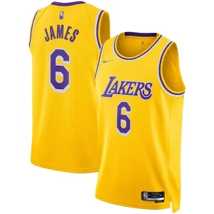 Gorgeous Resistente LeBron James Los Angeles Lakers Nike 2021/22 Diamond Swingman Jersey Icon Edition Gold