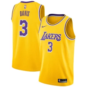 Fascinante Anthony Davis Los Angeles Lakers Nike 2019/20 Swingman Jersey Gold Icon Edition