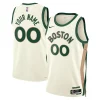 Raffinato Robusto Boston Celtics Nike Unisex 2023/24 Custom Swingman Jersey White City Edition