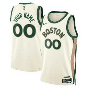 Raffinato Robusto Boston Celtics Nike Unisex 2023/24 Custom Swingman Jersey White City Edition